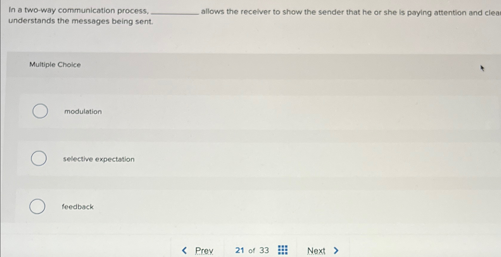 Solved in a two way communication process understands the chegg