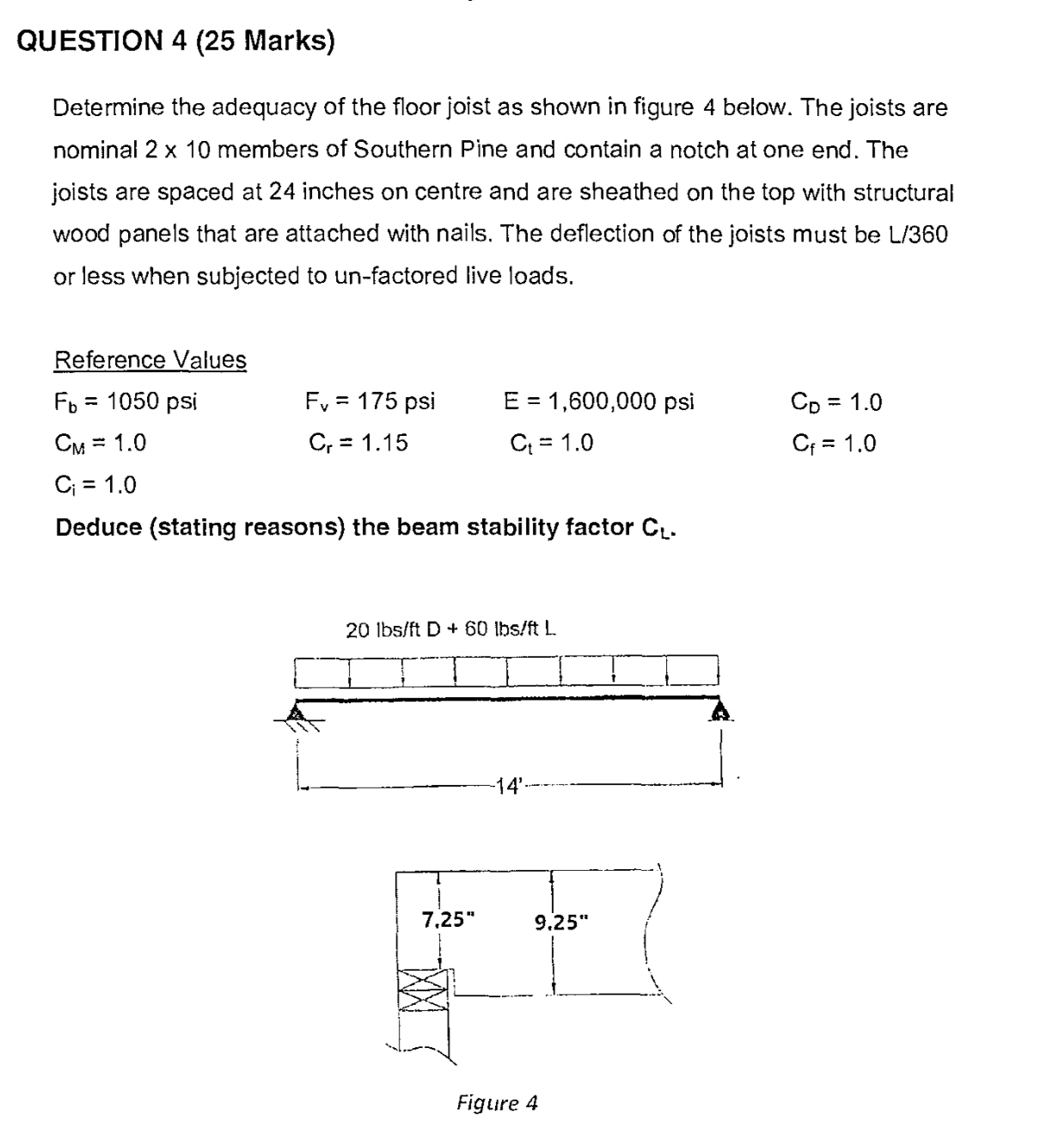 Solved QUESTION 4 (25 ﻿Marks)Determine The Adequacy Of The | Chegg.com