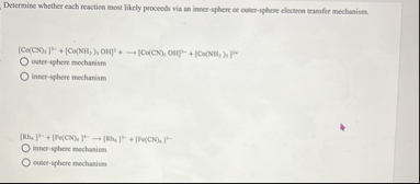 Solved Determine whether each reaction most likely proceeds | Chegg.com