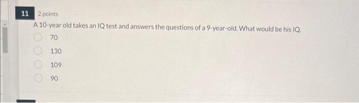 iq test for 10 year old 20 questions