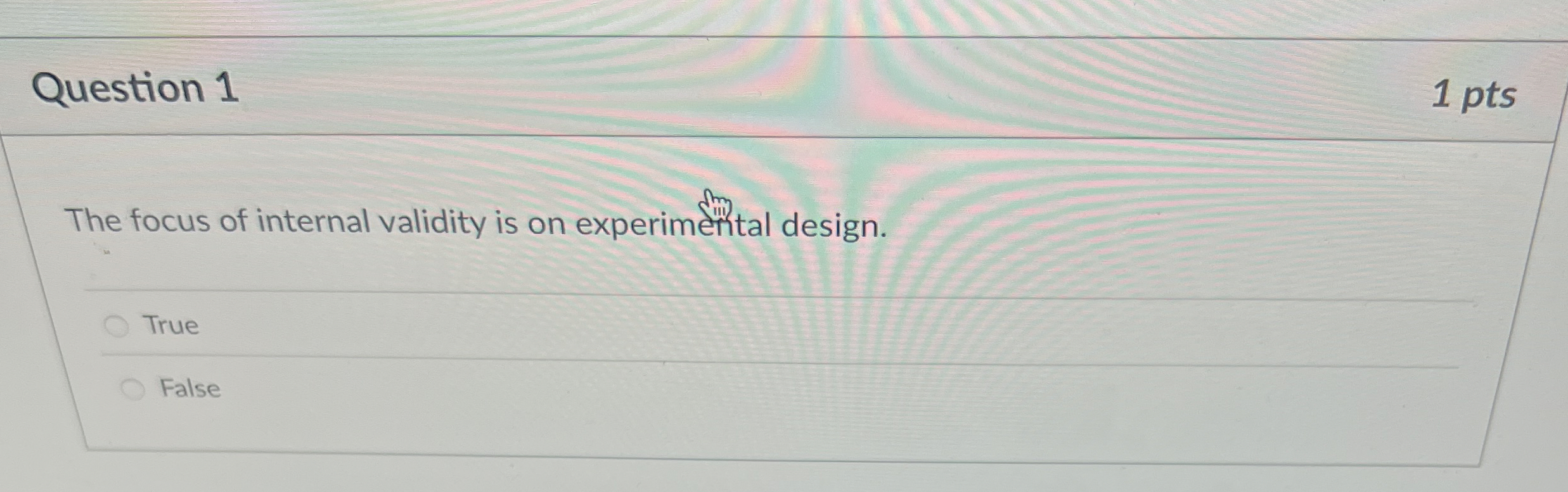 Solved Question 11 ﻿ptsThe focus of internal validity is on | Chegg.com