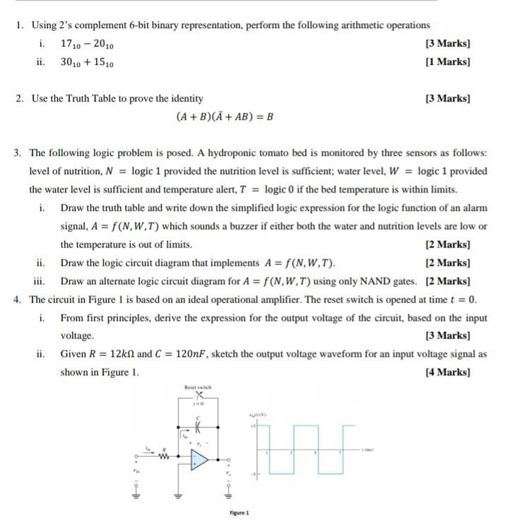 Solved Page 2 of 2 The circuit shown in Figure 2 is based on | Chegg.com