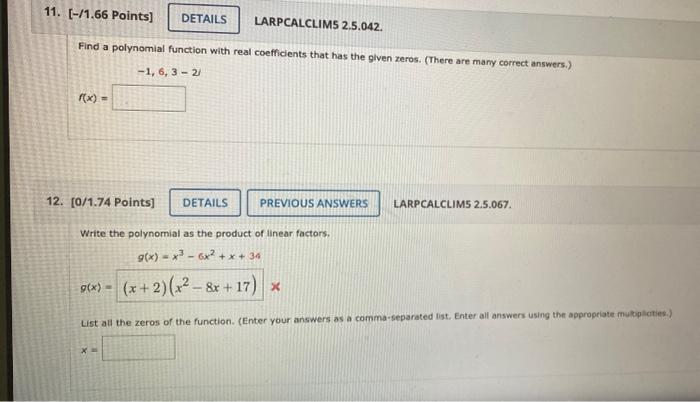 Solved please I really need help on both problems it is very | Chegg.com