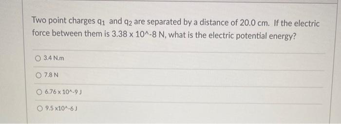 Solved Two point charges 91 and 42 are separated by a | Chegg.com