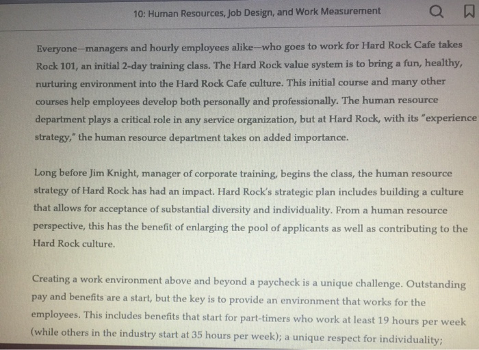 hard rock human resource strategy case study