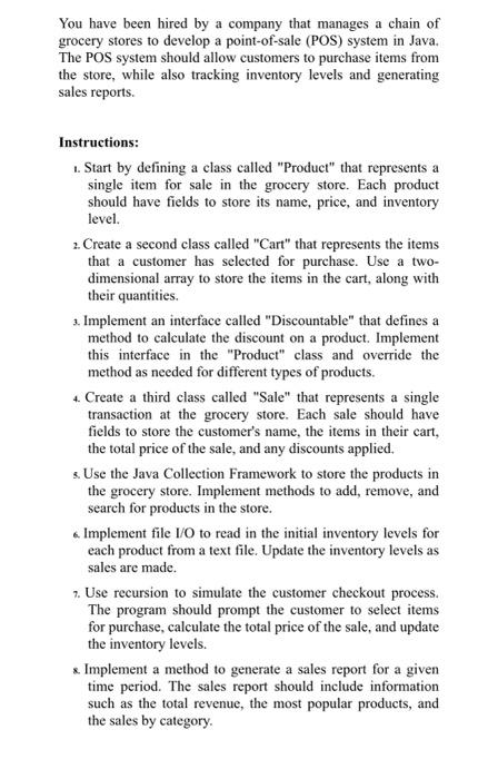 Solved computer programming ll ( java) note :1- Send it as a | Chegg.com