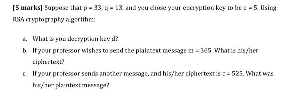 Solved Marks Suppose That P Q And You Chose Chegg Com