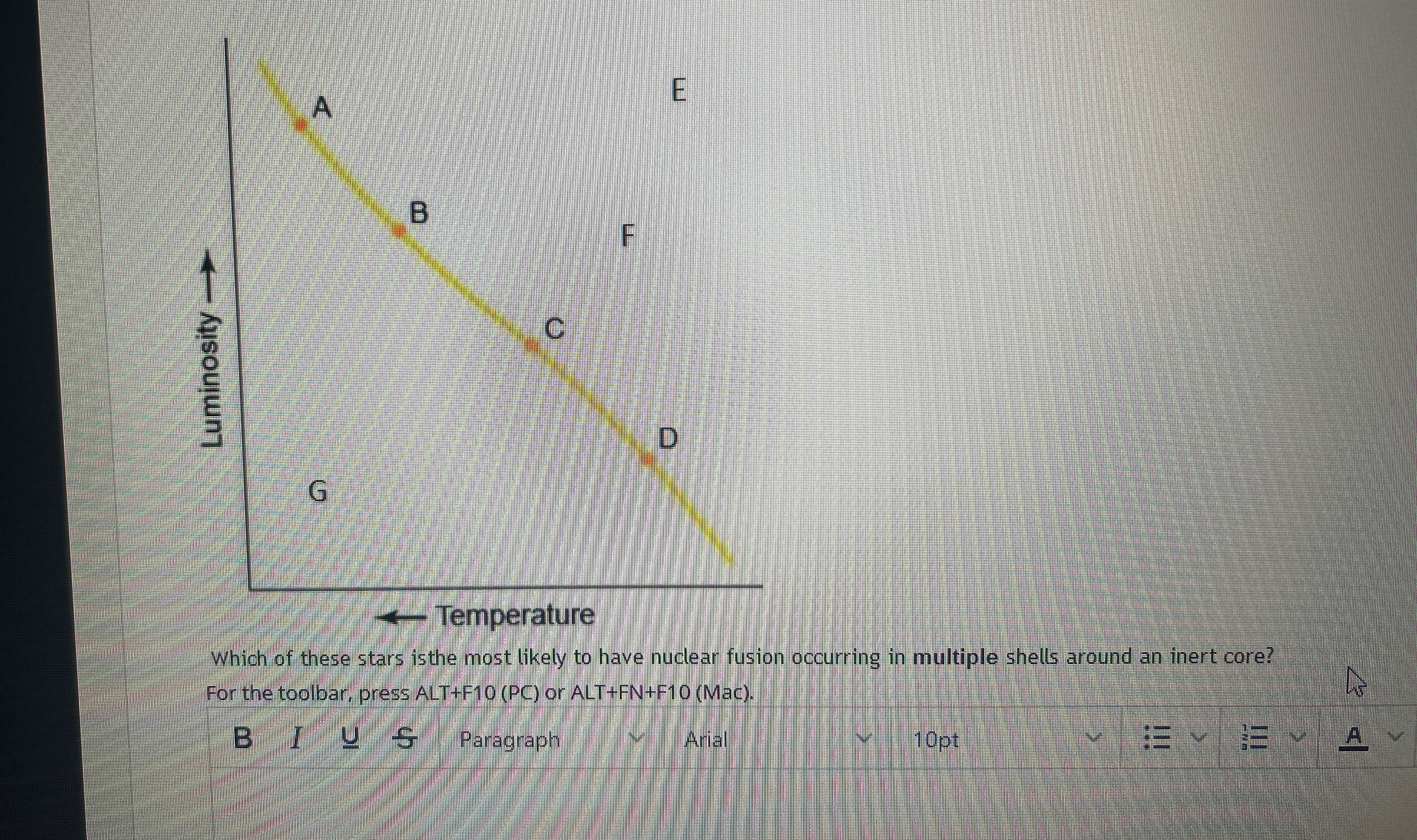 Solved Which of these stars is the most likely to have | Chegg.com