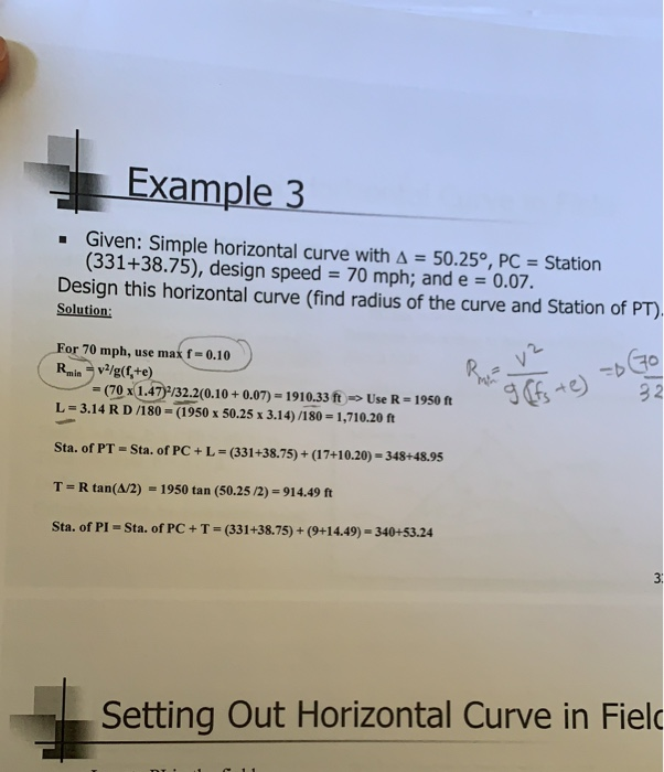 Solved Highway Design Course How To Solve This Qeustion Chegg Com