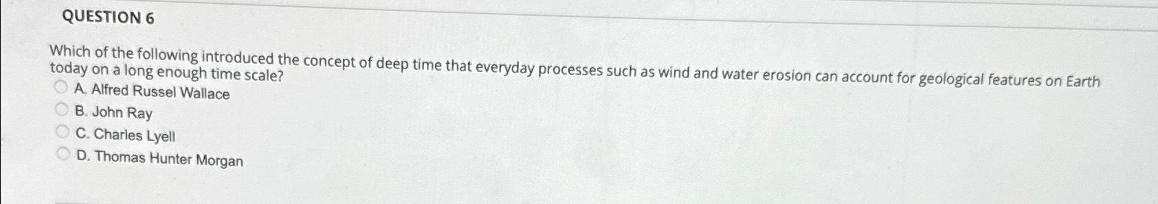 Solved QUESTION 6Which of the following introduced the | Chegg.com