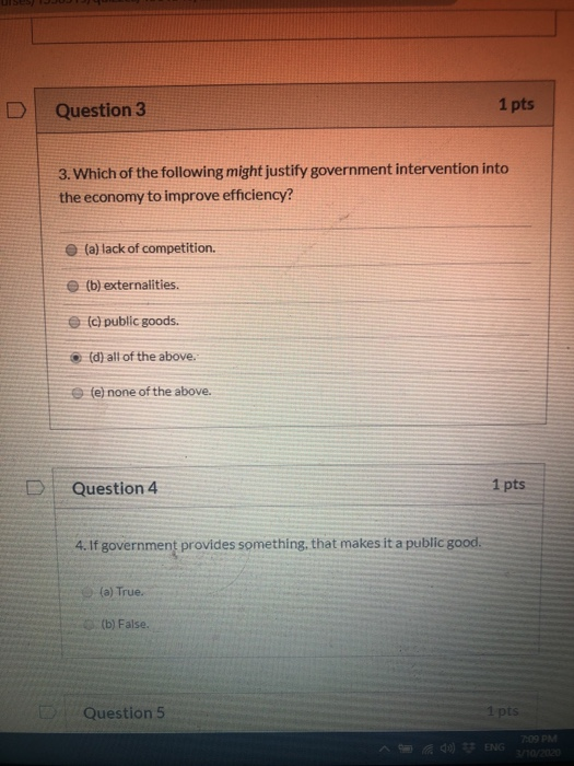 Solved LISES 4 Question 3 1 pts 3. Which of the following | Chegg.com