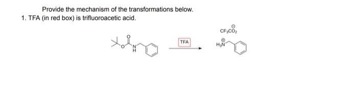 Solved Provide the mechanism of the transformations below. | Chegg.com