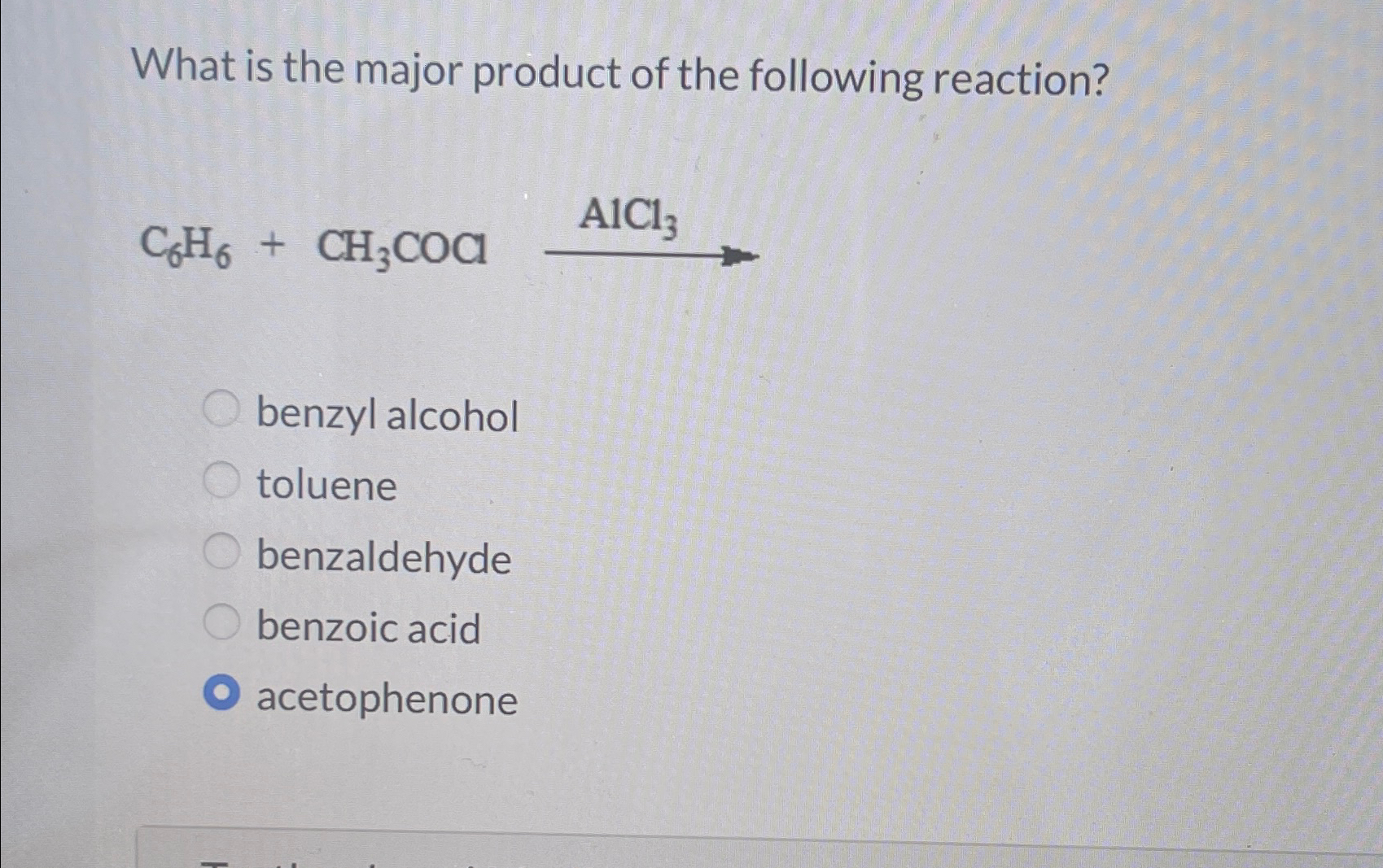 Solved What is the major product of the following | Chegg.com