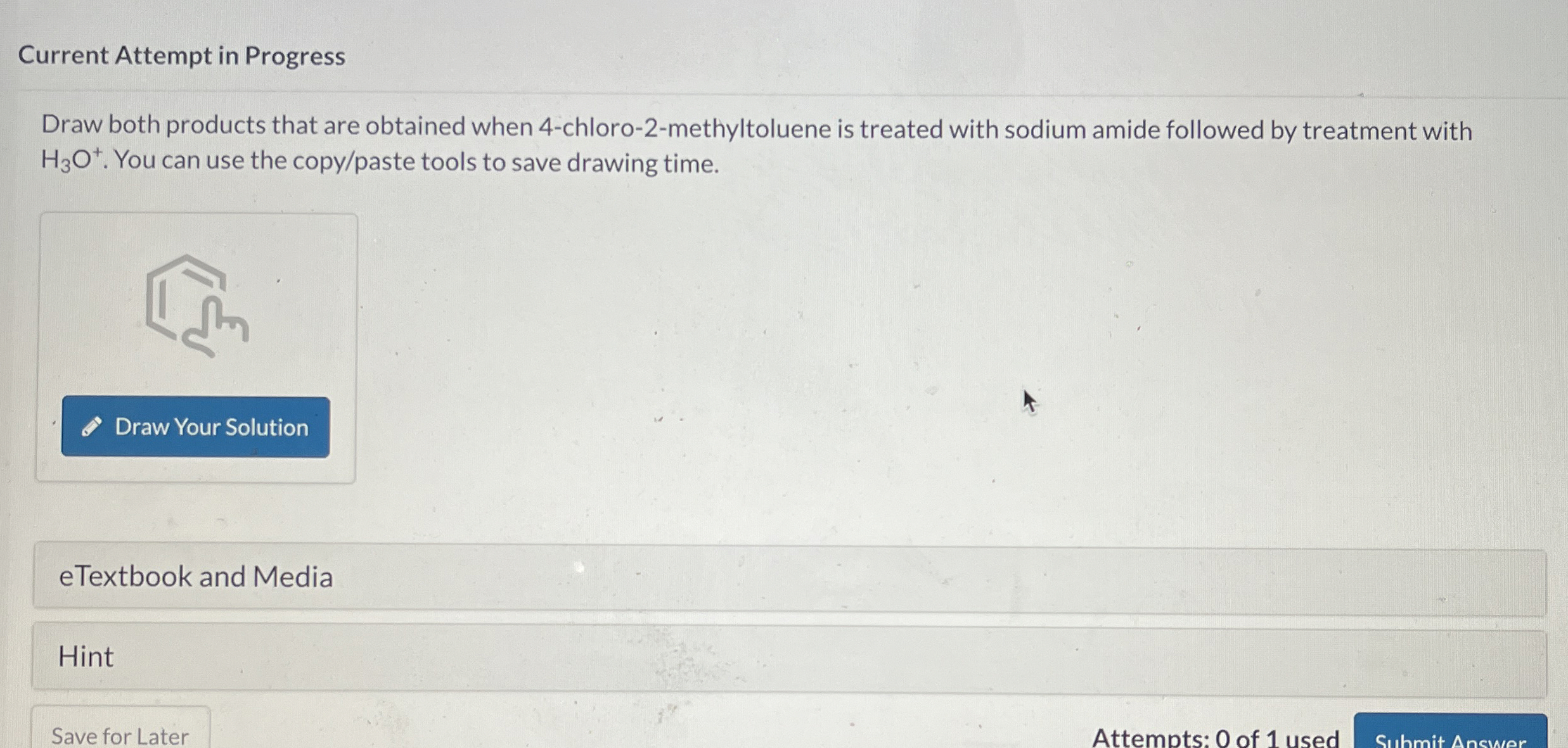 Solved Current Attempt in ProgressDraw both products that | Chegg.com