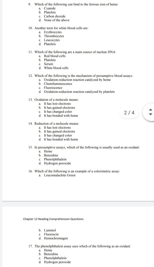Solved Chapter 12 Reading Comprehension Questions 1. The two | Chegg.com