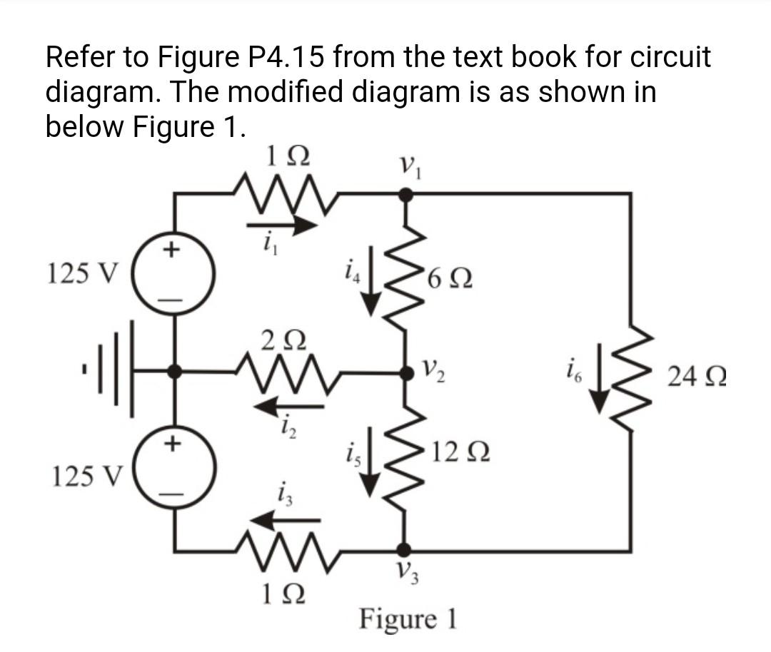 Solved Refer To Figure P4.15 From The Text Book For Circuit | Chegg.com