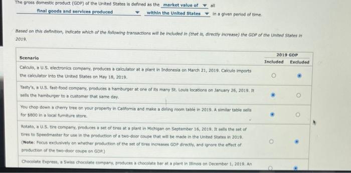 solved-the-gross-domestic-product-gdp-of-the-united-states-chegg