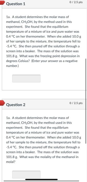 Ch3oh Molar Mass