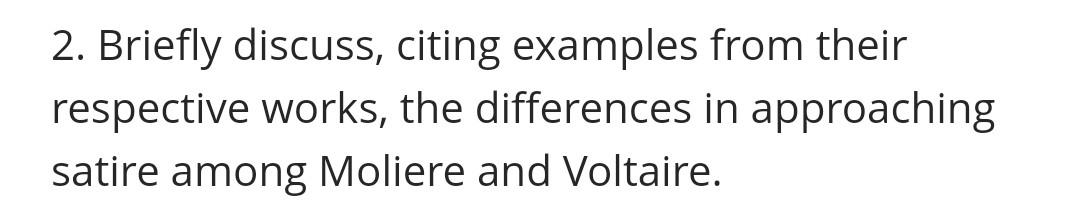 2. Briefly discuss, citing examples from their | Chegg.com