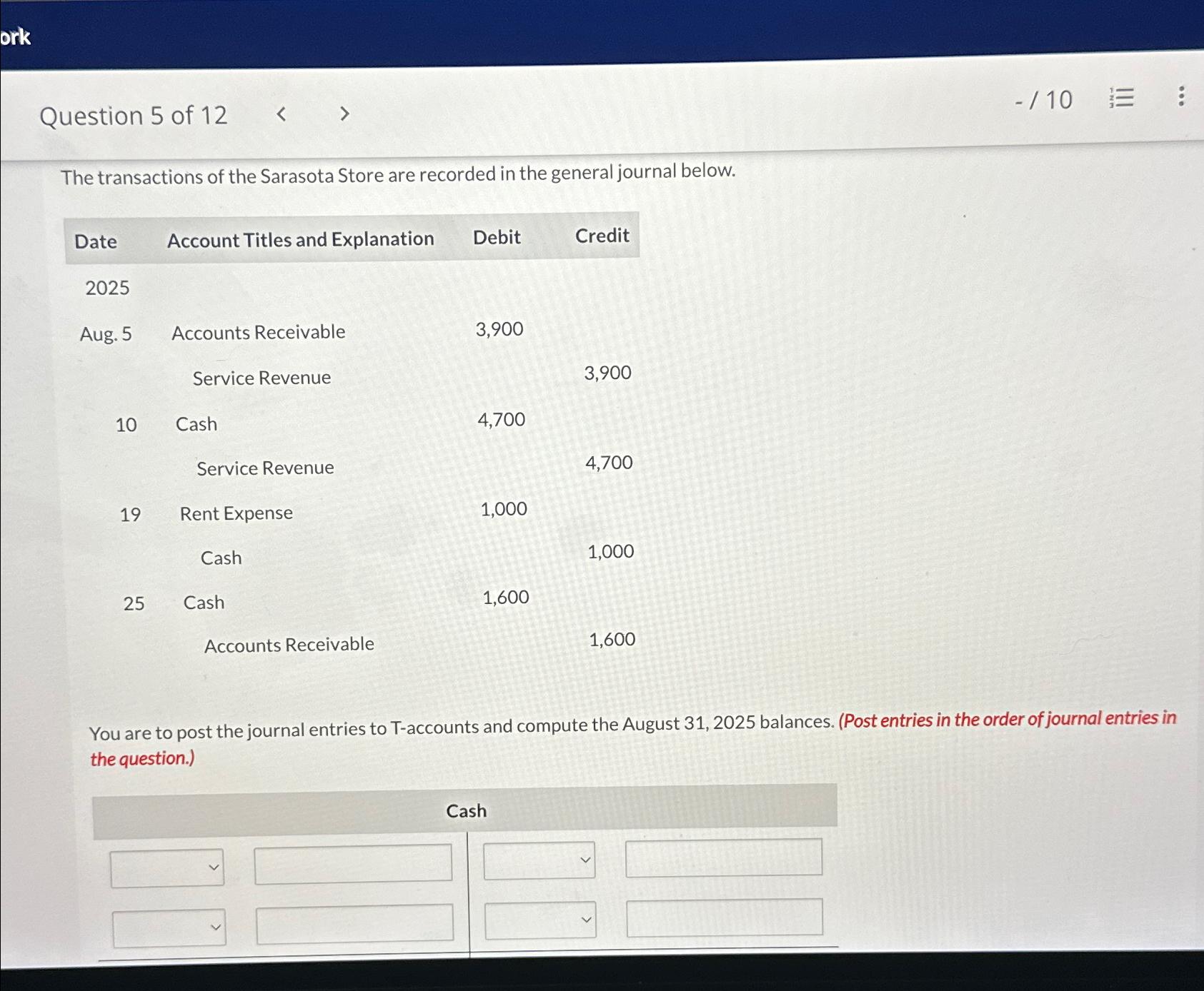solved-question-5-of-12-10the-transactions-of-the-sarasota-chegg