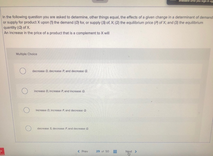 Solved Which would cause an increase in the supply curve of | Chegg.com