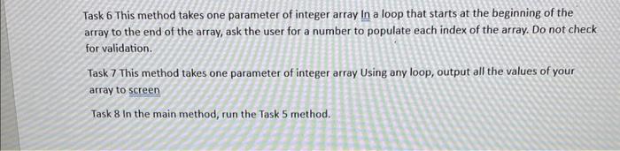 Solved below. This class must have a main method and call | Chegg.com