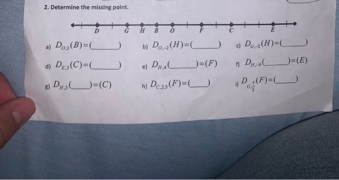 Solved 2 Determine The Missing Point A Do B B Do Chegg Com