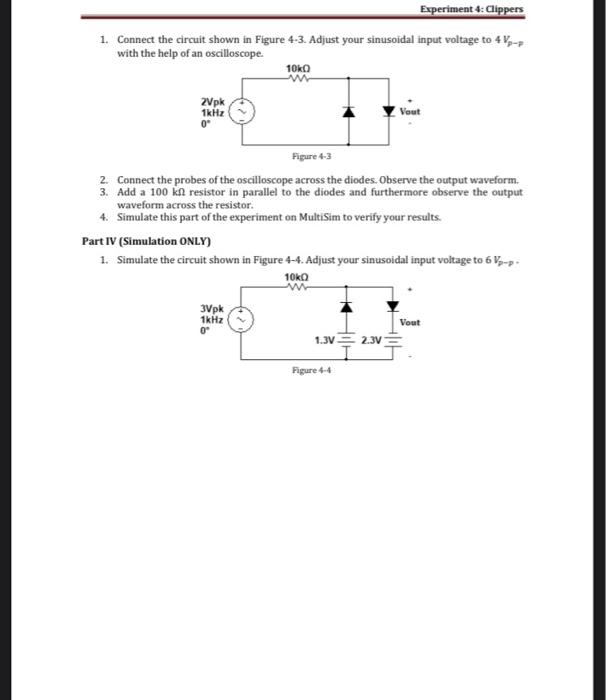 Solved Experiment 4 Clippers Experiment Clippers OVERVIEW