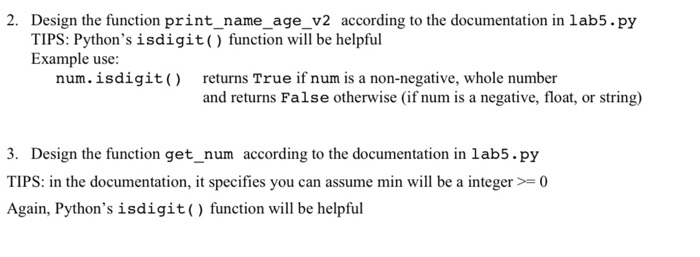 Solved Define the function print_name_age_vl that asks the | Chegg.com