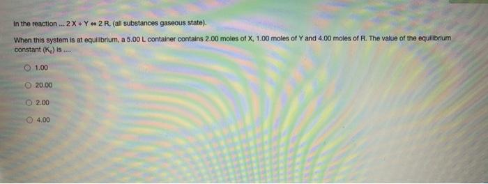 Solved For which reaction at equilibrium does a decrease in | Chegg.com