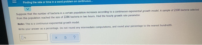 Solved = Finding the rate or time in a word problem on | Chegg.com