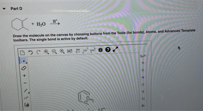 Solved Part A CH3 -CH-CH2-CH=CH2 + H2 Draw the molecule on | Chegg.com