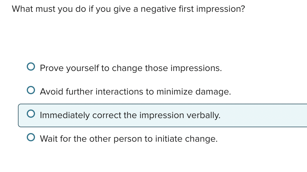Solved What must you do if you give a negative first | Chegg.com