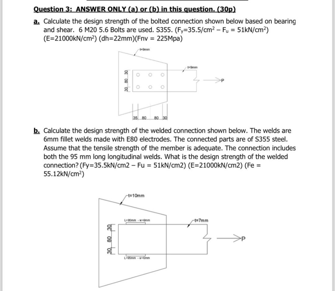 Solved Question 3: ANSWER ONLY (a) ﻿or (b) ﻿in This | Chegg.com