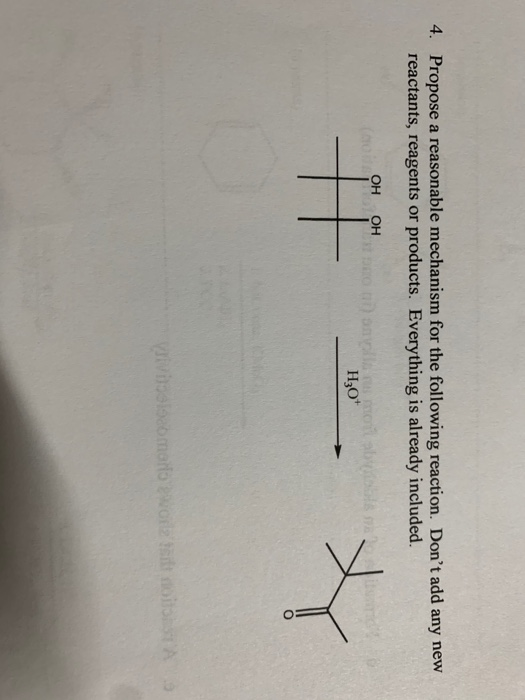 Solved 4. Propose a reasonable mechanism for the following | Chegg.com