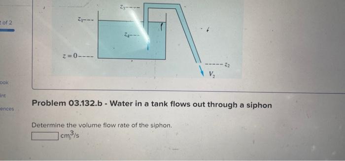 Solved Required information Problem 03.132. Water in a tank | Chegg.com