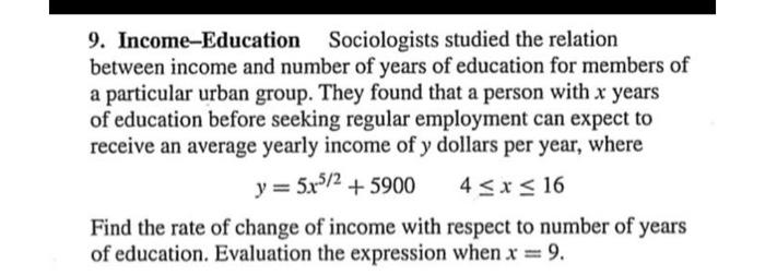 how are these two variables correlated education and income