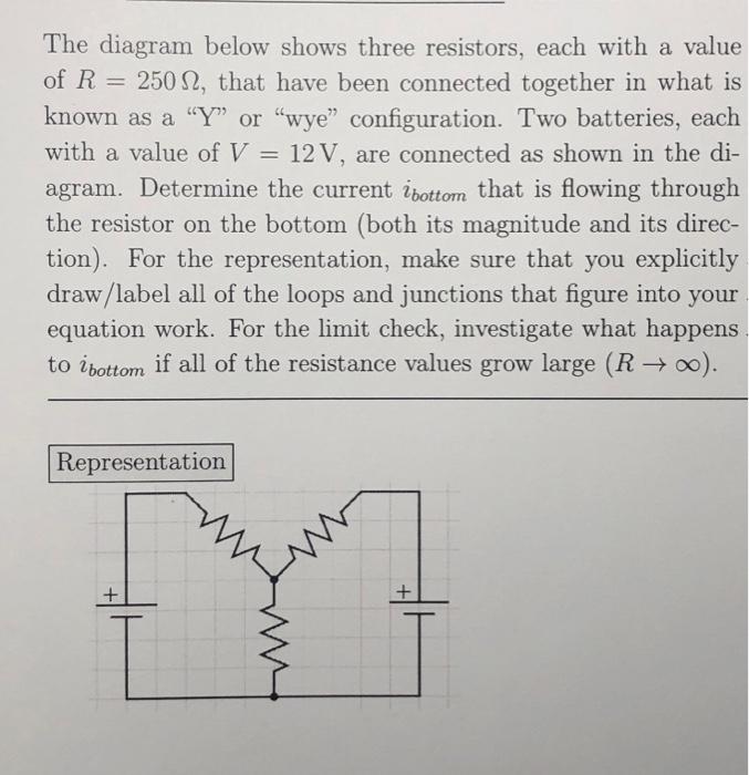 Solved The Diagram Below Shows Three Resistors, Each With A | Chegg.com