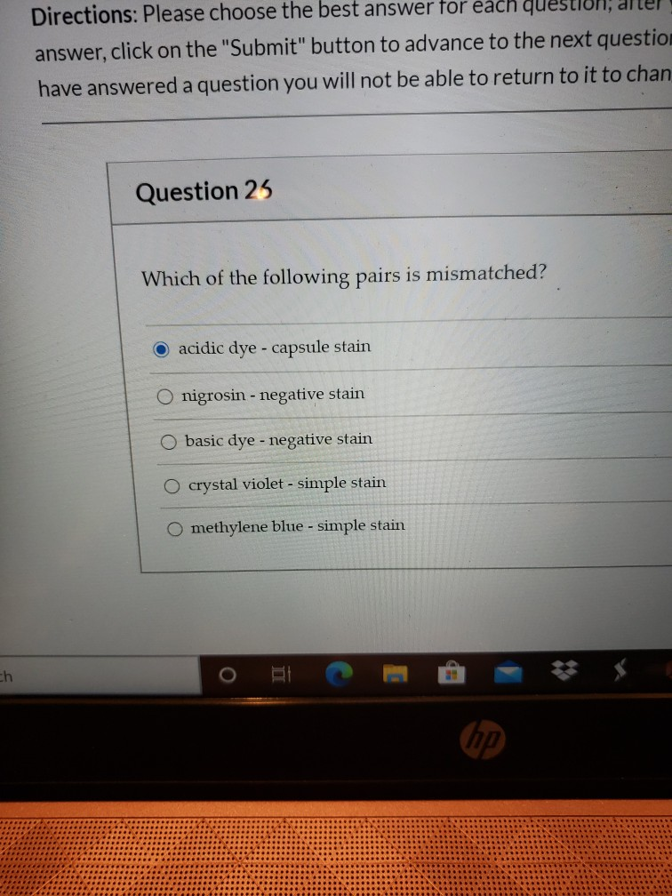 Solved Directions: Please choose the best answer for each | Chegg.com