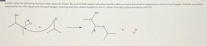 Solved Explain why the following reaction takes place as | Chegg.com