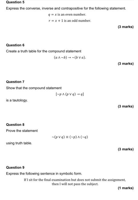 Math inverse outlet statement