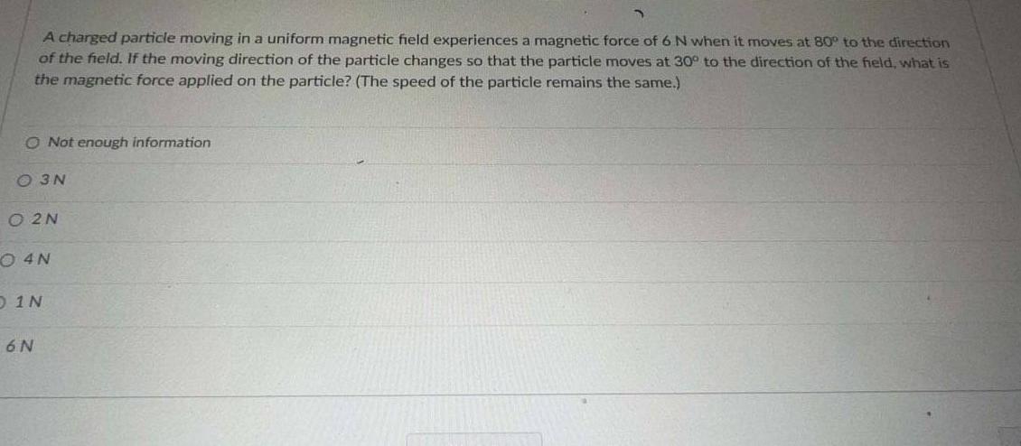 Solved A charged particle moving in a uniform magnetic field | Chegg.com