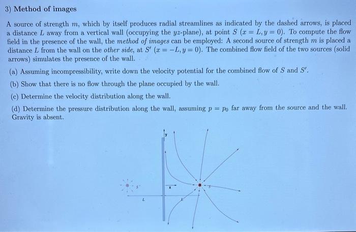 Solved A source of strength m, which by itself produces | Chegg.com