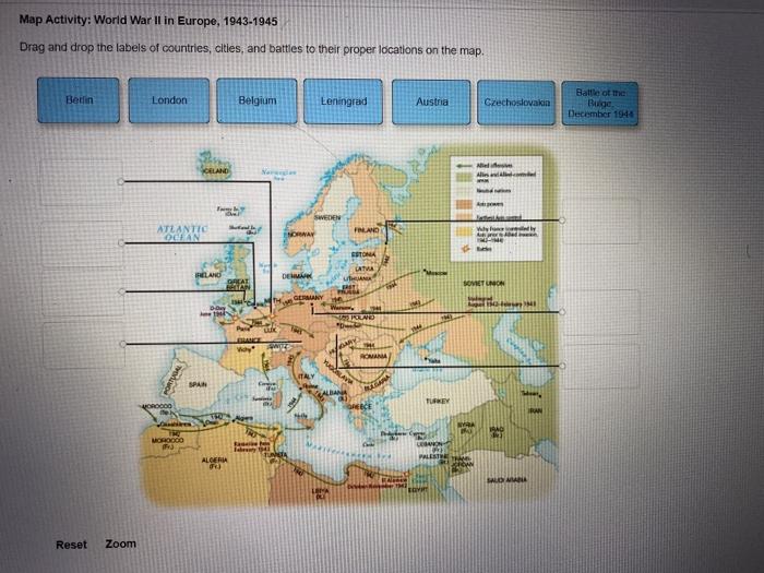 world war 2 battles map