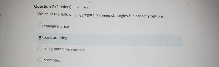 Solved Saved Question 10 (2 points) Which of the following | Chegg.com