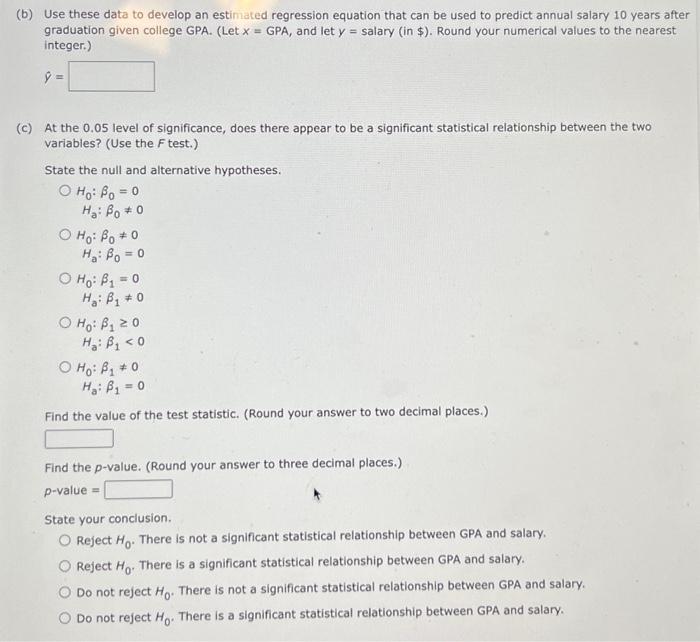 Solved do students with higher college grade point averages chegg