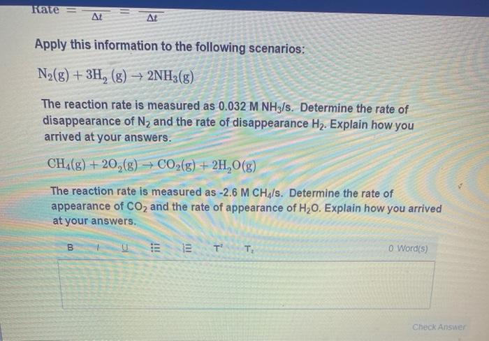 lab reaction rate assignment lab report