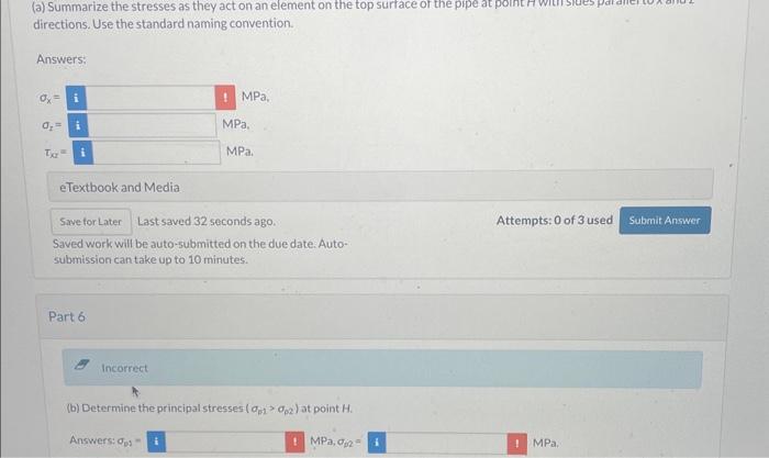Solved A steel pipe with an outside diameter of 100 mm and | Chegg.com