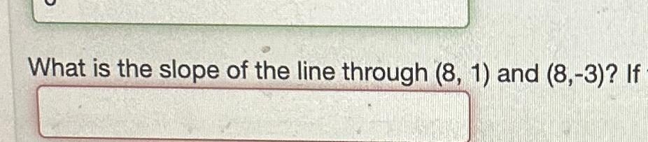 finding the slope of a line n gen math 8 homework
