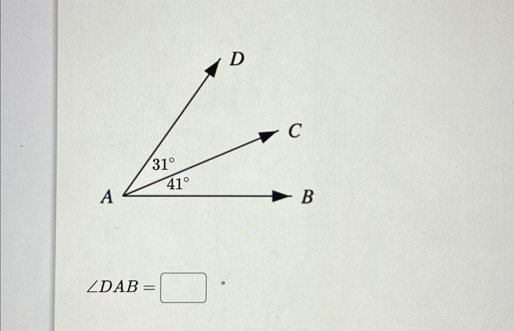 Solved ??DAB= | Chegg.com